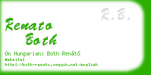 renato both business card